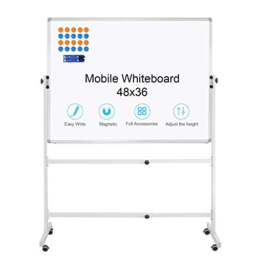 bestfurnitures Mobile Dry Erase Board with Stand 48