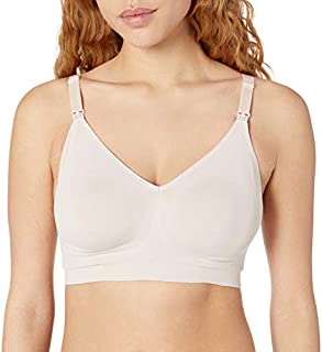 Playtex Women's Maternity Nursing Seamless Wirefree Full Coverage Bra #4956, Sand Shell, Medium