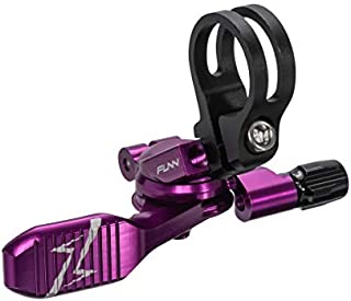 Funn UpDown Mountain Bike Dropper Seatpost Remote Lever with Smooth Action, Easy-to-use, 4-Way Mount, Full CNC Finish, Lightweight and Stiff (Purple)