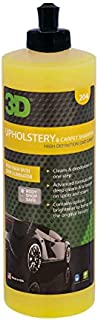 3D Upholstery & Carpet Shampoo - 16 oz | High Foam Stain Remover | Clean & Deodorize | Odor Eliminator | Made in USA | All Natural | No Harmful Chemicals