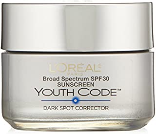 L'Oreal Paris Youth Code Dark Spot Corrector Facial Day Cream SPF 30, 1.7 Ounce