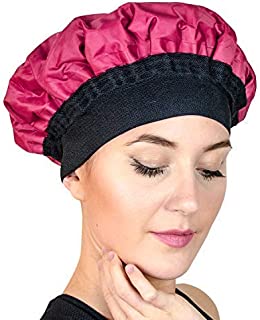 Luxury Hair Cap for Deep Conditioning. A heat cap to Hydrate, Moisturize and condition. The Cordless Hair Steamer for Natural or Damaged Hair (Steam heated, by Magic Gel)