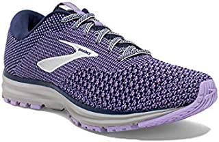 Brooks Womens Revel 2 Running Shoe - Blue/Purple Rose/Grey - B - 7.5