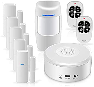 Smart Security System WiFi Alarm System Kit Wireless with APP Push and Calling Alarms DIY No Monthly Fee for Home Apartment Office Store and Business