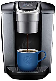 Keurig K-Elite Coffee Maker, Single Serve K-Cup Pod Coffee Brewer, With Iced Coffee Capability, Brushed Silver