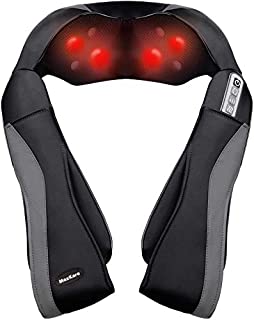 MaxKare Shiatsu Neck Shoulder Massager Electric Back Massage with Heat Kneading Massage for Shoulder, Legs, Use in Office and Home