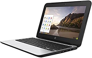 HP Chromebook 11 G4 11.6 Inch Laptop (Intel N2840 Dual-Core, 2GB RAM, 16GB Flash SSD, Chrome OS), Black (Renewed)