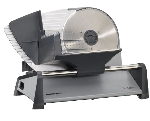 Waring Pro FS155AMZ Professional Food Slicer, Stainless Steel