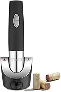 Cuisinart CWO-50 086279096395 Cordless Wine Opener with Vacuum Sealer, One Size, Black