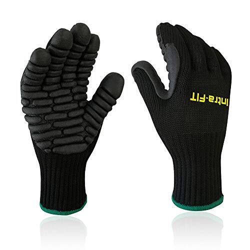 Intra-FIT Anti Vibration Work Gloves, Shock Proof Impact Reducing Safety Gloves