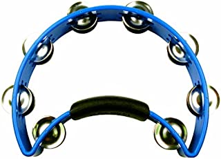 RhythmTech RT1040 Tambourine, Nickel Jingles, Blue