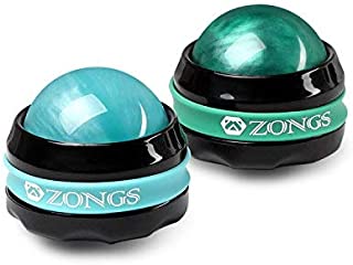 Massage Ball Manual Roller Massager 2-Pack Self Massage Therapy Tool for Sore Muscles, Shoulders, Neck, Back, Foot, Body, Deep Tissue, Stiffness, Joint Pain Relief  (Blue&Green)