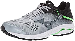 Mizuno Men's Wave Inspire 15 Running Shoe, Quarry-Stormy Weather, 12.5 D US