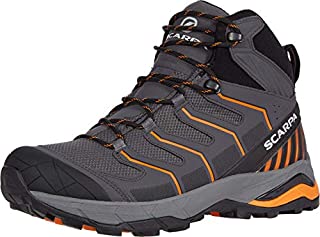 SCARPA Maverick Mid GTX Mountaineering Boot - Men's Iron Grey/Orange 9.5-10 US/43 EU