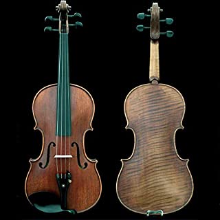 Sky Guarantee Mastero Sound Copy of Stradivarius 4/4 Size Professional Hand-made 4/4 Full Size Acoustic Violin Antique Style Ebony Parts