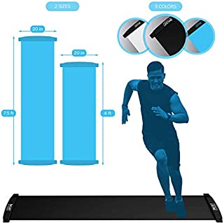 American Lifetime Slide Board Workout Board 6ft Sports Fitness Training and Therapy Board with Shoe Booties and Carrying Bag Included