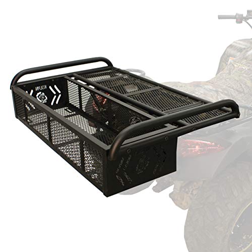 Kolpin 53350 ATV Rear Drop Rack Basket Convertible 3-in-1 Universal