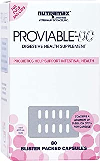 Proviable DC for Cats and Dogs, 80 Capsules