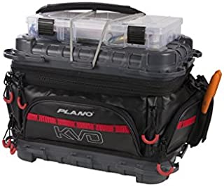 Plano PLAB36700 KVD Signature Series 3600 Size Tackle Bag, Black/Grey/Red, Premium Tackle Storage