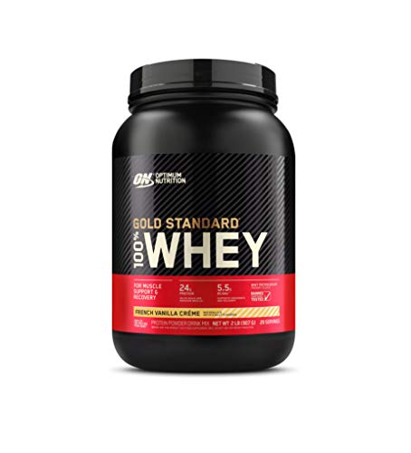 Optimum Nutrition Gold Standard 100% Whey Protein Powder, French Vanilla Creme, 2 Pound (Packaging May Vary)