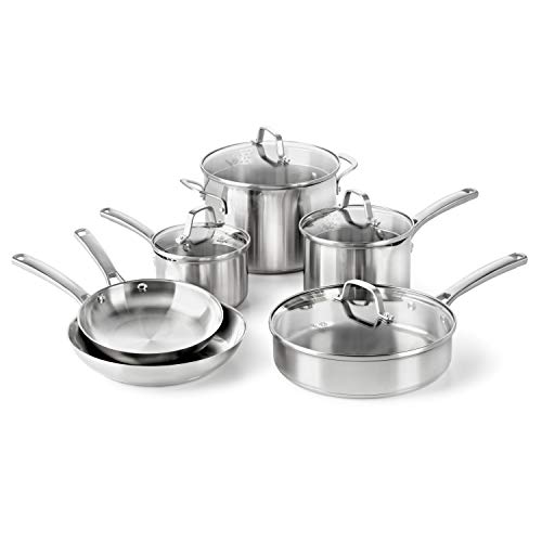 Calphalon Classic Pots And Pans Set, 10-Piece Cookware Set