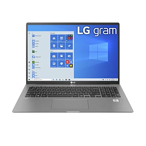 LG Gram Laptop 17Inch IPS WQXGA 2560 x 1600 Intel 10th Gen Core i7 1065G7 CPU, 16GB RAM, 1TB M.2 NVMe SSD 512GB x2, 17 Hour Battery, Thunderbolt 3 17Z90N 2020