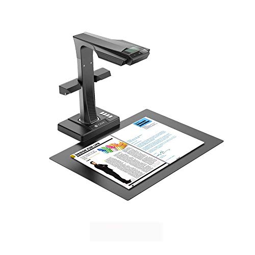 CZUR ET16-P Professional Document Camera Scanner with 2nd Gen Laser Curve-Flattening Tech, Perfect for Bound Documents & Books, Smart OCR for Mac and Windows