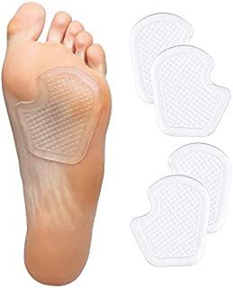 ZenToes Dancer Pads 4 Count Gel Cushions Protect and Relieve Metatarsal, Sesamoid, Ball of Foot Pain - 2 Pairs