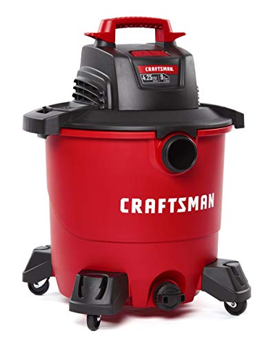 CRAFTSMAN CMXEVBE17590 9 Gallon 4.25 Peak HP Wet/Dry Vac, Portable Shop Vacuum with Attachments