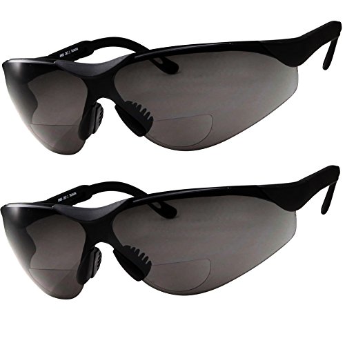 2 Pairs Bifocal Safety Sunglasses