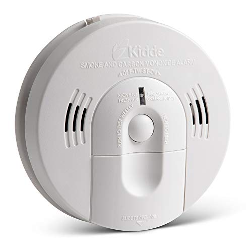 Kidde 21026043 Battery-Operated(Not Hardwired) Combination Smoke/Carbon Monoxide Alarm with Voice Warning KN-COSM-BA