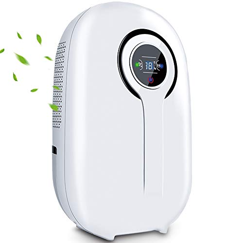 Dehumidifier - 2500 Cubic Feet Portable Dehumidifiers for Home Basements Bedroom Bathroom RV Closet Camper Garage,Full Auto-off with LCD Display 1500ml Electric Dehumidifier for Space Up to 430 Sq.ft