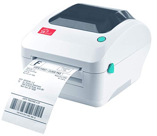 Arkscan 2054A Shipping Label Printer, Support Amazon Ebay Paypal Etsy Shopify ShipStation Stamps.com UPS USPS FedEx DHL on Windows & Mac, Roll & Fanfold 4x6 Thermal Direct Label for Printer (White)