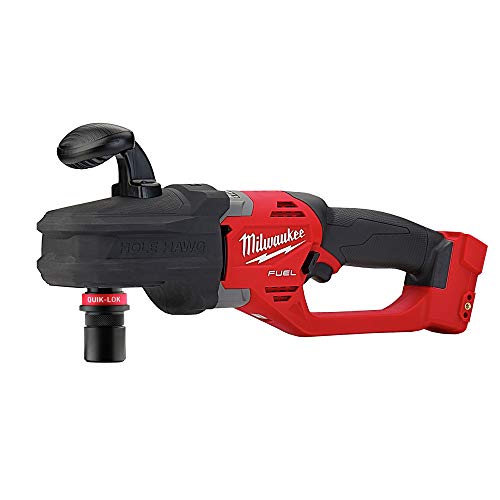 Milwaukee 2808-20 M18 FUEL HOLE HAWG Brushless Lithium-Ion Cordless Right Angle Drill with 7/16 in. QUIK-LOK (Tool Only)