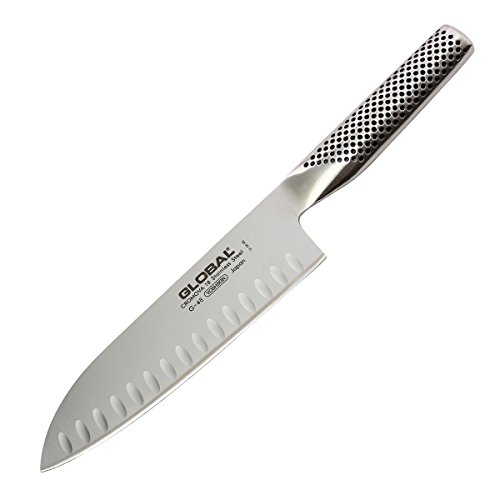 Global G48 G-48-7 inch, 18cm Santoku Hollow Ground Knife