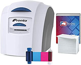 Magicard Pronto ID Card Printer & Complete Supplies Package with Bodno ID Software - Bronze Edition