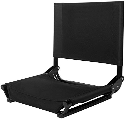 Cascade Mountain Tech Portable Folding Steel Stadium Seats for Bleachers