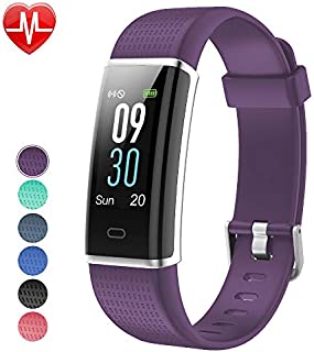 Willful Fitness Tracker, Heart Rate Monitor Fitness Watch Activity Tracker(14 Modes) Pedometer with Step Counter Sleep Monitor Call SMS SNS Notice for Women Men Kids (Color Screen,IP68 Waterproof)