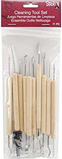 Darice 11-Piece Clay Tools Set from Studio 71  Metal Tipped Clay Sculpting Tools with Wood Handles, Ideal for Cleaning and Creating Decorative Effects on Clay Surfaces