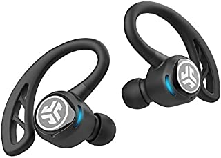 JLab Audio Epic Air Sport True Wireless Bluetooth 5 Earbuds | Headphones for Working Out, IP66 Sweatproof | 10-Hour Battery Life, 60-Hour Charging Case | Music Controls | 3 EQ Sound Settings | Black