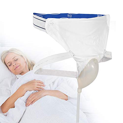 Silicone Urine Collector with 2 Urine Catheter Bags, 3 Type Optional for Man Woman Elderly (Women Type) Reusable Portable Male Comfort Fit Advantage Urinal System