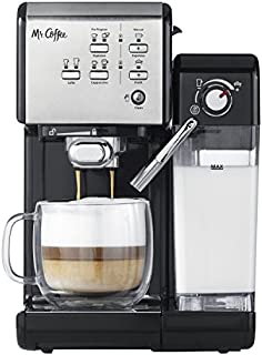 Mr. Coffee One-Touch CoffeeHouse Espresso Maker and Cappuccino Machine