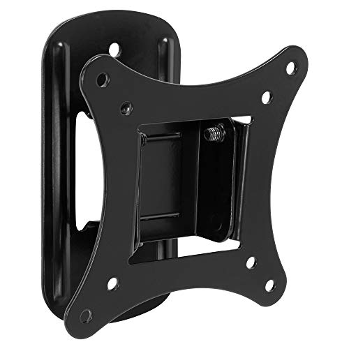 Mount-It! MI-2829 Small TV Monitor Wall Mount | RV TV Mount | VESA Wall Mount | Fits 19 20 21 22 23 24 25 27 32 Inch Screens | 75 100 VESA Compatible | Low-Profile Slim Design | 44lb Capacity