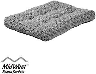 Plush Pet Bed 40624-SGB| Ombré Swirl Dog Bed & Cat Bed | Gray 23L x 18W x 1.75H Inches for Small Dog Breeds