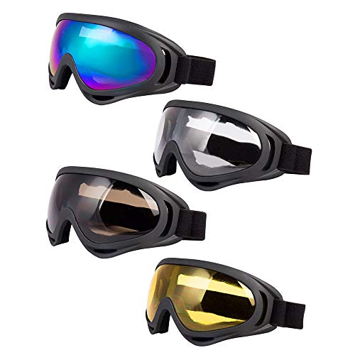 LJDJ Ski Goggles, Pack of 4