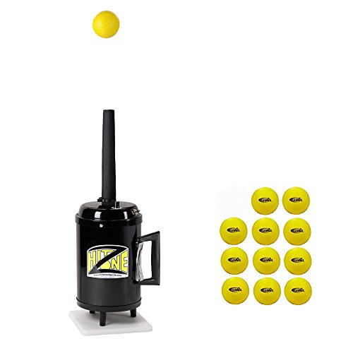 Hit Zone Deluxe Tennis Air Tee Ball Machine - Ball Floats in Air - Excellent Teachers Training Aid Or Students Can Practice Solo - Portable -T3-HZBV