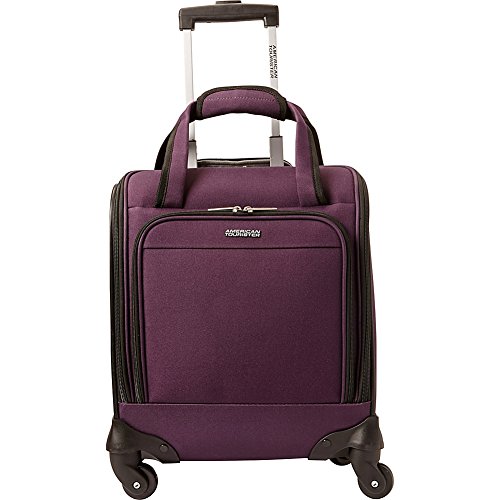 American Tourister Lynnwood 16 Inch Underseat Spinner Carry-On Luggage With Wheels - (Eggplant)