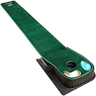 Ram Golf 8ft Putting Mat with Dual Speed Grain and Auto-Return