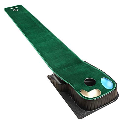 Ram Golf 8ft Putting Mat with Dual Speed Grain and Auto-Return