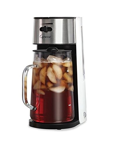 Capresso 624.02 Ice Tea Maker, White/Stainless